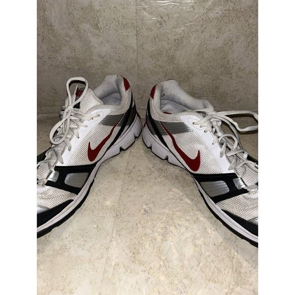 Nike Dual Fusion TR White/Red/Black Athletic Running  Dad Shoes Men’s Size 14 - Picture 7 of 11